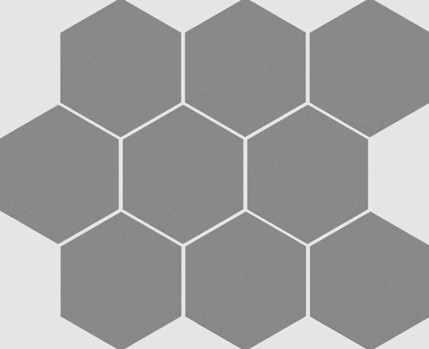 Cerrad Cambia gris lappato heksagon mozaik 27x33 cm